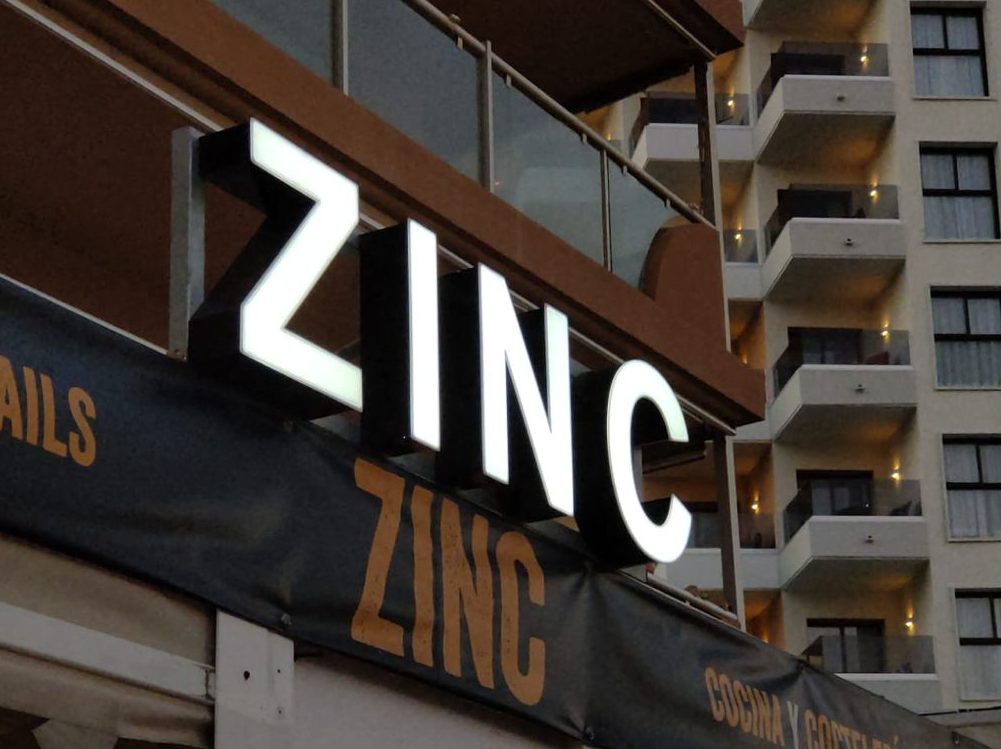 Bespoke Cut Lettering with LED lighting - Specialists in bespoke signage